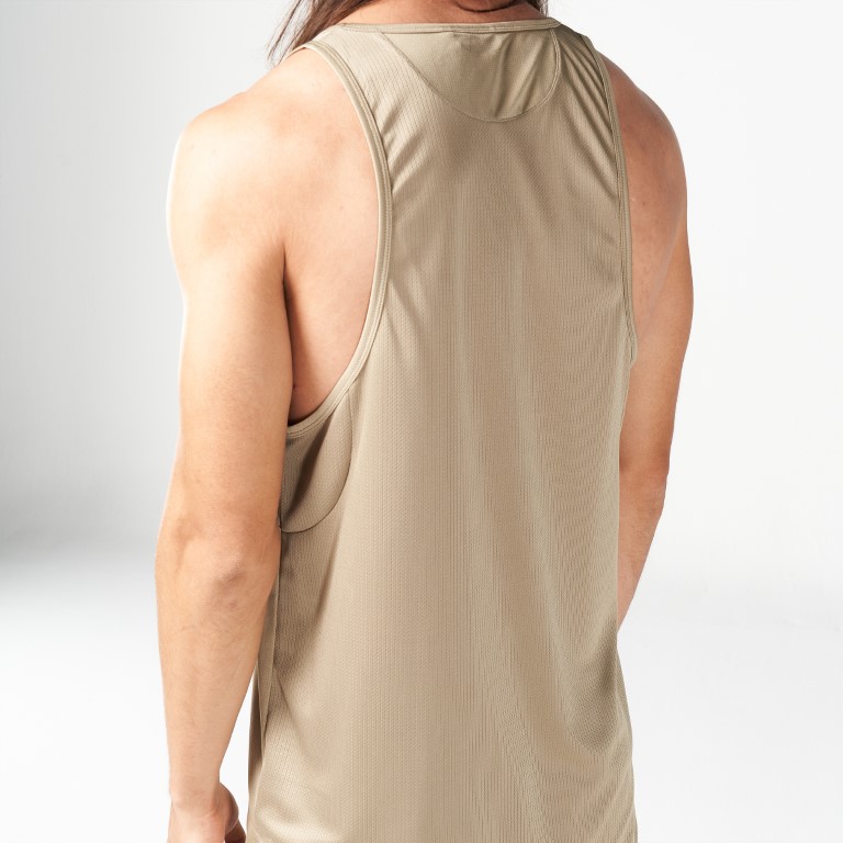 Code Mesh Back Urban Tank - Sand